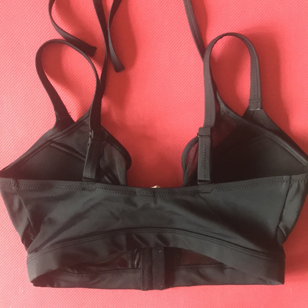 Bikini top No tags never worn. Sexy and supportive. Halter strap tie behind neck - Picture 7 of 11